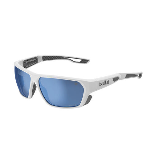 Bolle Airfin Floatable BS034002 Matte Grey White / Volt+ Offshore Blue Mirror Polarised Lenses