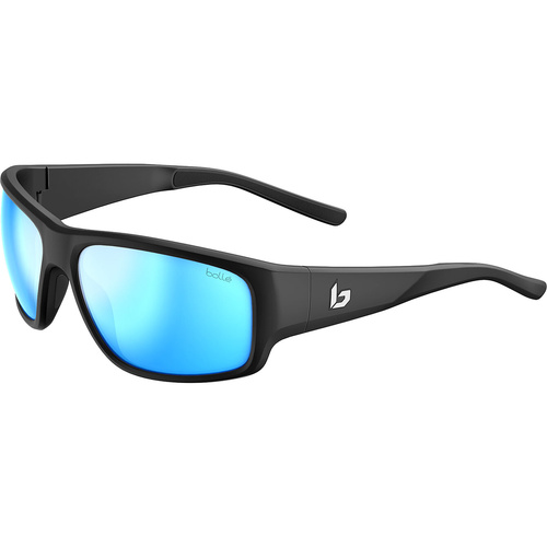 Bolle Sfinx BS064003 Matte Black / Sky Blue Mirror Polarised Lenses
