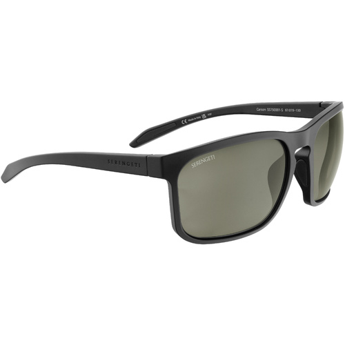 Serengeti Carson SS750001 Matte Black / 555nm Polarised Photochromic Lenses