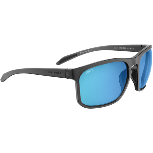 Serengeti Carson SS750003 Matte Crystal Dark Grey / 555nm Blue Mirror Polarised Photochromic Lenses