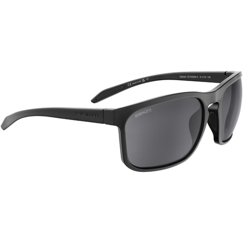 Serengeti Carson SS750004 Shiny Black / Smoke Polarised Photochromic Lenses