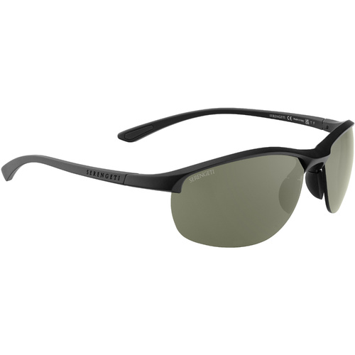 Serengeti James SS754001 Matte Black / 555nm Polarised Photochromic Lenses