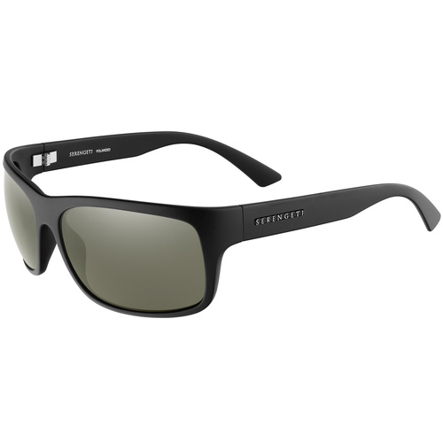 Serengeti Pistoia SS039001 Matte Black / 555nm Silver Polarised Photochromic Lenses