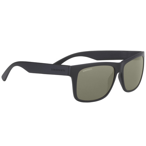 Serengeti Positano Large SS782001 Matte Black / 555nm Polarised Photochromic Lenses