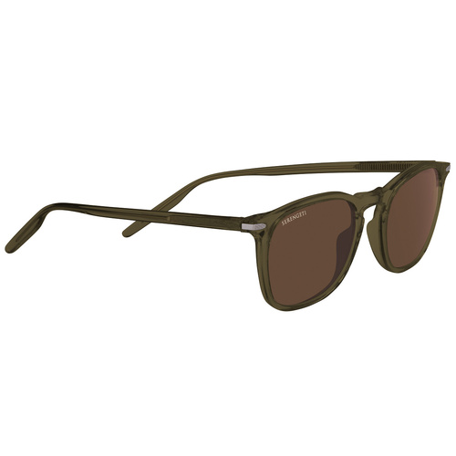 Serengeti Delio Large SS818004 Crystal Khaki / Drivers Polarised Photochromic Lenses