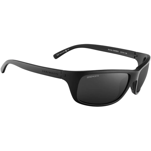Serengeti Bormio SS009010 Matte Black / Onyx Polarised Photochromic Lenses