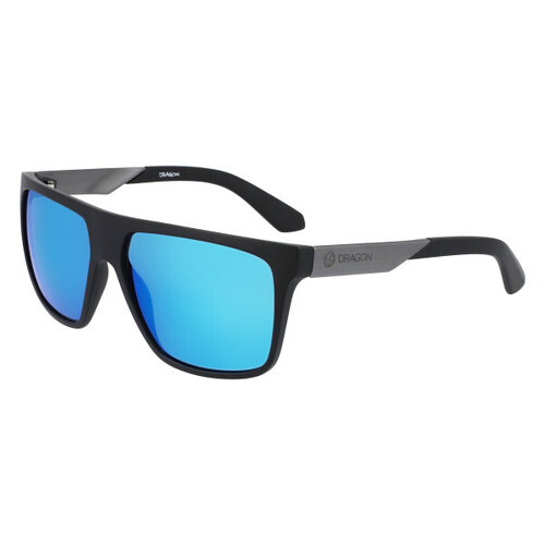 Dragon Vinyl DR45037 003-59 Matte Black / Blue Ionised Mirror Luma Lenses