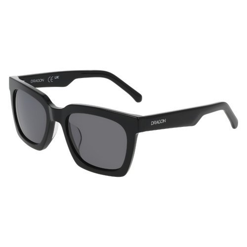 Dragon Cairo DR503S 001-53 Shiny Black / Smoke Luma Lenses