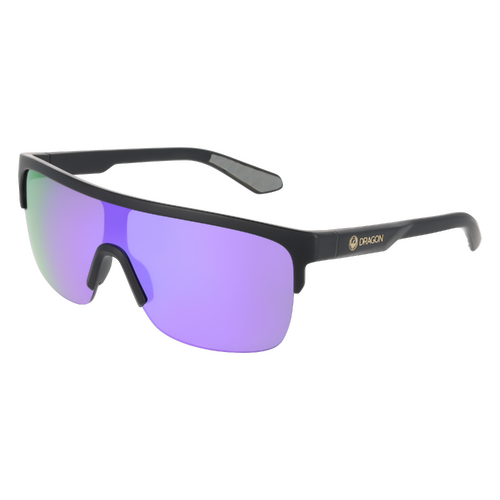 Dragon Slotted DR169S 002-59 Matte Black / Purple Ion Luma Lenses