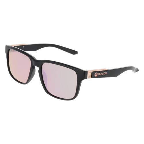 Dragon Capo DR805S 016-57 Matte Black / Rose Gold Ion Luma Lenses
