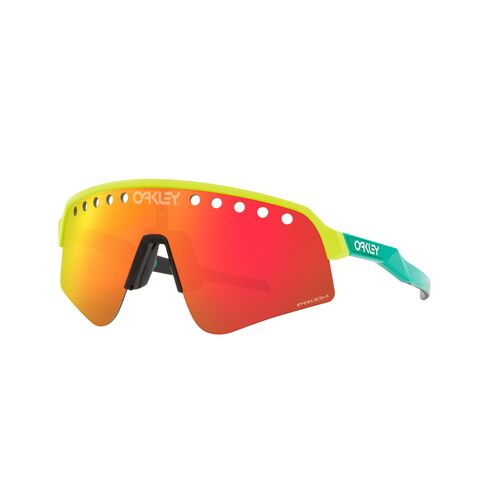 Oakley Sutro Lite Sweep (Vented) OO9465-0639 Tennis Ball Yellow / Prizm Ruby Lenses