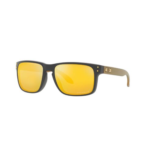 Oakley Holbrook OO9102-W455 Matte Carbon / Prizm 24K Polarised Lenses