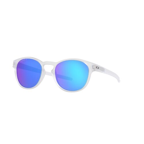 Oakley Latch OO9265-6553 Matte Clear / Prizm Sapphire Polarised Lenses