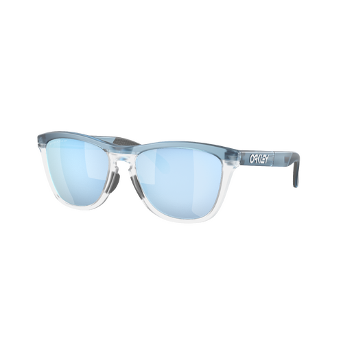 Oakley Frogskins Range OO9284-0955 Transparent Stonewash / Prizm Deep Water Polarised Lenses