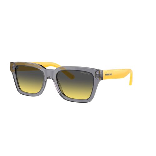 Arnette Cold Heart 2.0 AN4334 12432Q-53 Transparent Grey / Yellow w Dark Grey Lenses