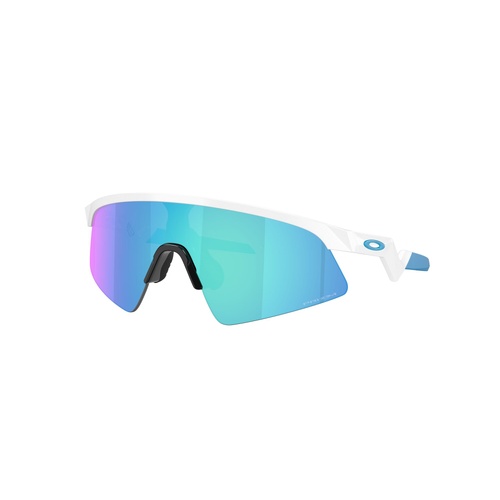 Oakley Youth Resistor Sweep OJ9015-0128 Polished White / Prizm Sapphire Lenses