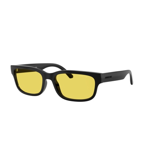 Arnette Defyer AN4363 290085-55 Recycled Black / Yellow Lenses