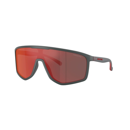 Arnette Stripe-M AN4360 28416Q-36 Dark Grey / Yellow Red Mirror Lenses