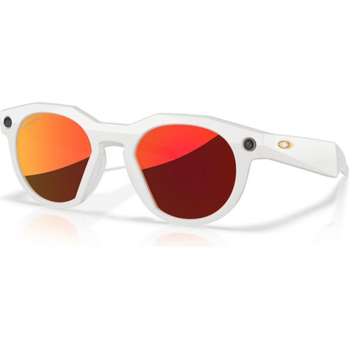 Oakley Wearable x Meta Hstn OW8002-0451 Warm Grey / Prizm Ruby Lenses