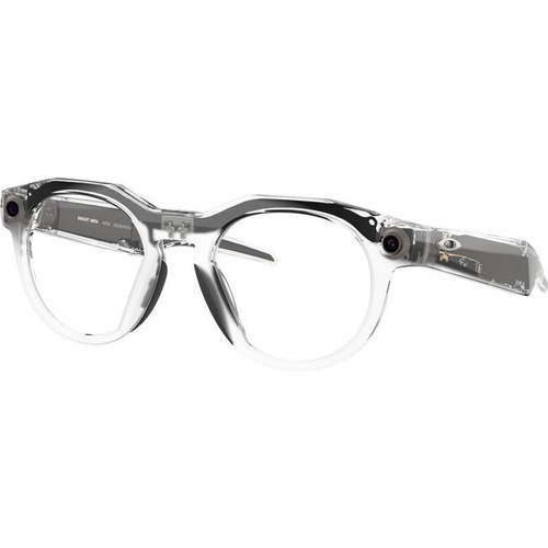 Oakley Wearable x Meta Hstn OW8002-0551 Clear / Transitions Grey Photochromic Lenses