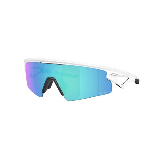 Oakley Sphaera Strike OO9531-0437 Matte White / Prizm Sapphire Lenses