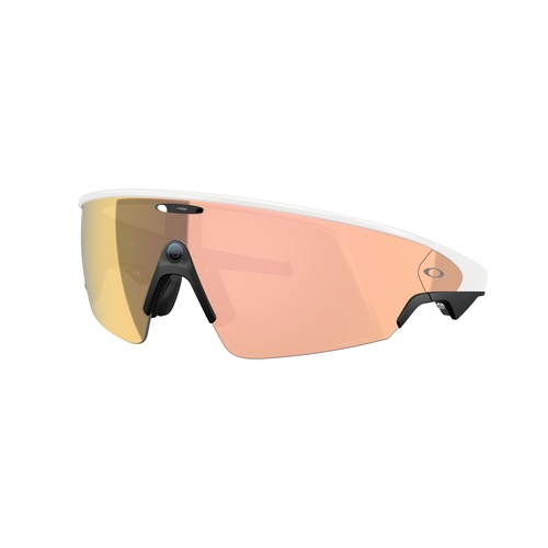 Oakley Wearable x Meta Vanguard OW8001-0852 White / Prizm Rose Gold Lenses