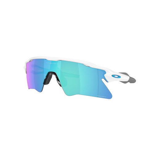Oakley Radar EV Heater OO9541-0437 Polished White / Prizm Sapphire Lenses