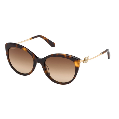 Swarovski SK0221 52F-54 Dark Havana / Gradient Brown
