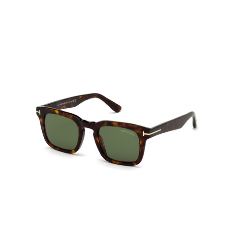 Tom Ford Dax FT0751 52N-50 Dark Havana / Green Lenses