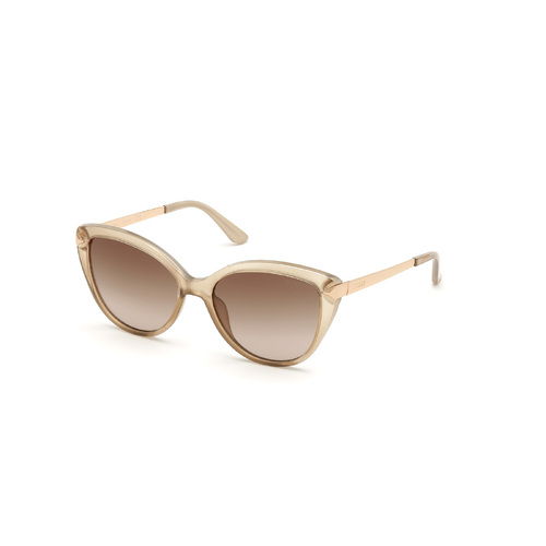 Guess GU7658 57F-56 Shiny Beige / Brown Gradient Lenses