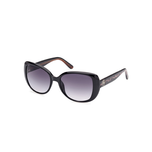 Guess GU7822 01B-56 Shiny Black w Animal / Smoke Gradient Lenses