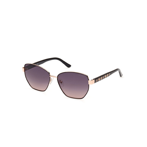 Guess GU00102 05B-56 Shiny Black / Smoke Gradient Lenses