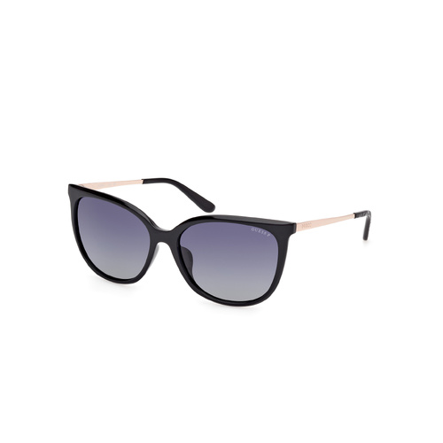 Guess GU00150-H 01D-59 Shiny Black w Pale Gold / Smoke Polarised Lenses