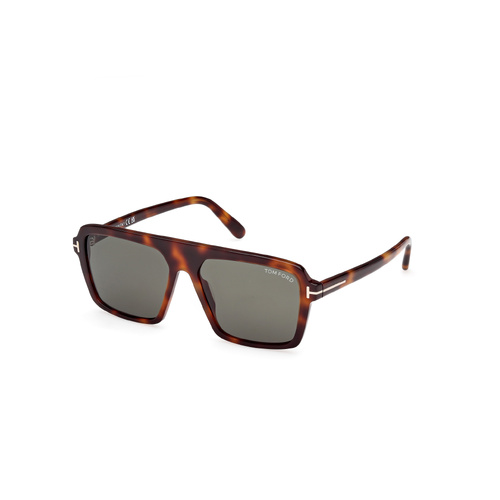 Tom Ford Vincent FT1176 53N-56 Blonde Havana / Green Lenses