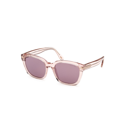Tom Ford Haylay FT1216 72Y-53 Shiny Transparent Light Pink / Violet Lenses