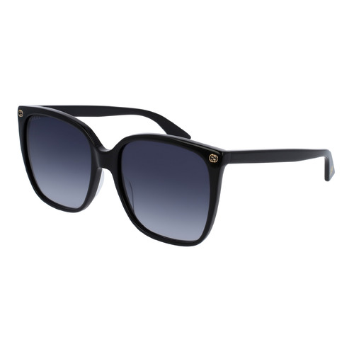 Gucci GG0022S 001-57 Black Black / Grey Lenses