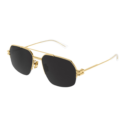Bottega Veneta BV1127S 002 Gold / Grey Lenses