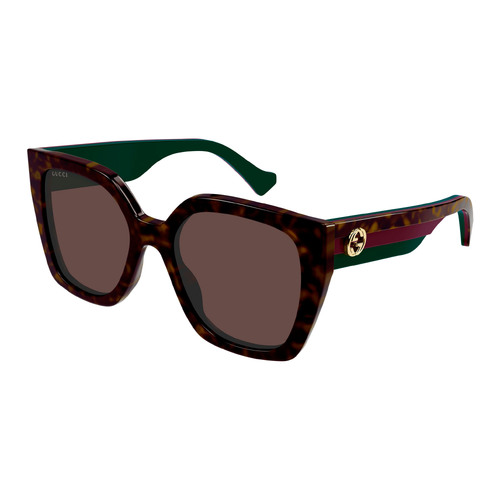Gucci GG1300S 002-55 Havana / Brown Lenses