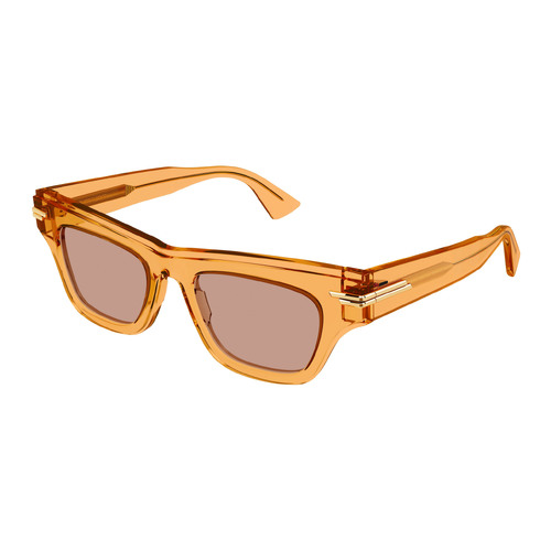 Bottega Veneta BV1122S 007 Orange / Brown Lenses