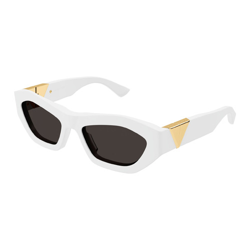 Bottega Veneta BV1221S 004 White / Grey Lenses