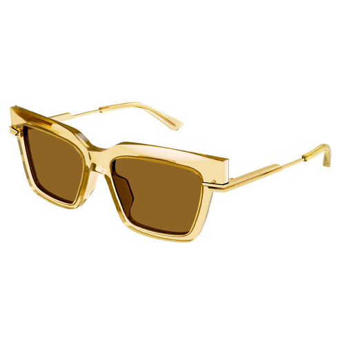 Bottega Veneta BV1242S 004 Yellow / Yellow Lenses