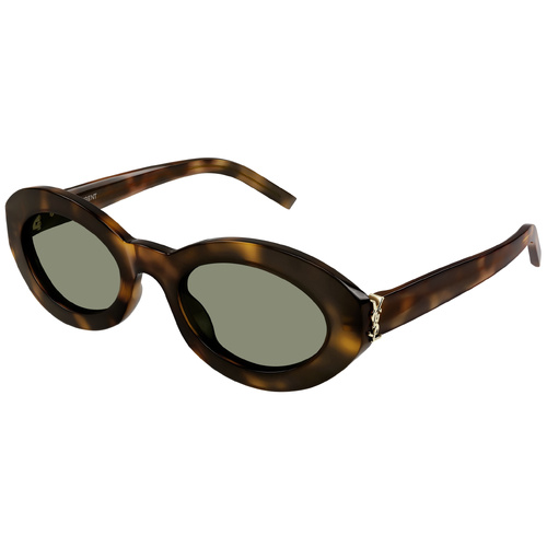 Saint Laurent SLM136 002 Havana / Green Lenses