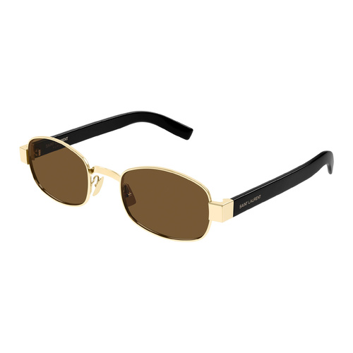 Saint Laurent SL706 001 Gold / Brown Lenses
