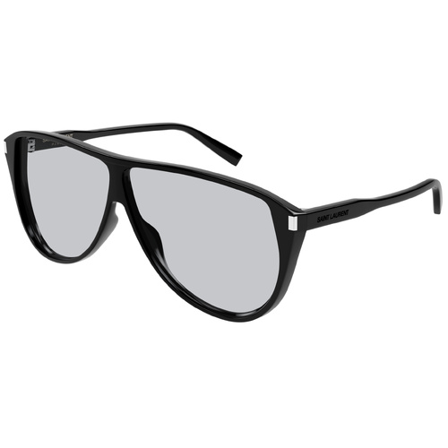 Saint Laurent SL731GASPAR 001 Black / Light Blue Lenses