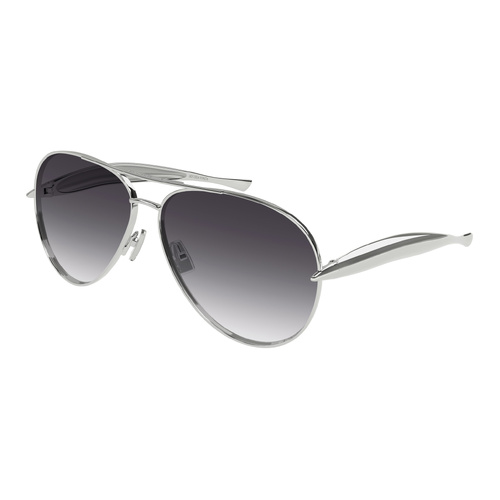 Bottega Veneta BV1305S 008 Silver / Grey Lenses