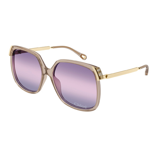 Chloe CH0286S 004 Transparent Brown / Violet Gradient Lenses