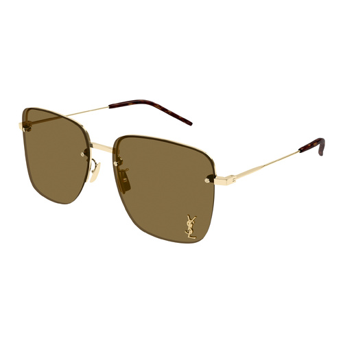 Saint Laurent SL312M 014 Gold / Brown Lenses