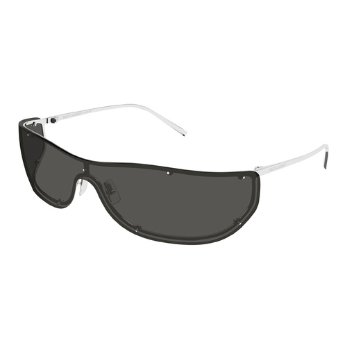 Saint Laurent SL807 001 Silver / Grey Lenses