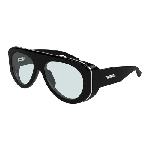 Bottega Veneta BV1362S 004 Black / Light Blue Lenses