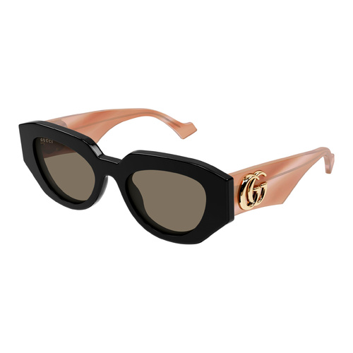 Gucci GG1421S 008 Black / Brown Lenses